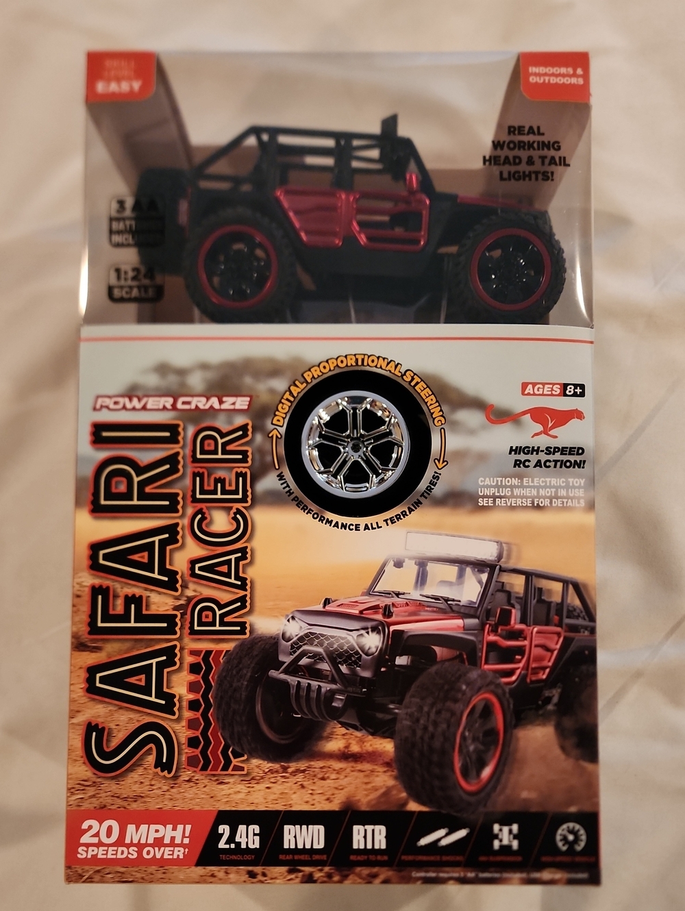 Safari Racer RC Off-Road Jeep - Power Craze